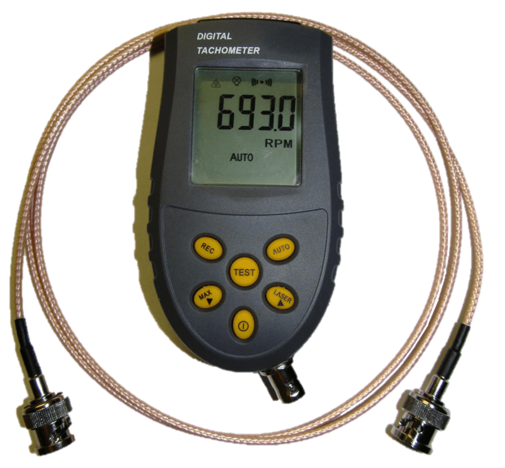 DamiTech laserový tachometr, otáčkoměr